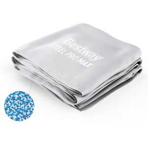 Steel Pro Max 24' x 52 Round Above Ground Pool Liner Replacement. Gray