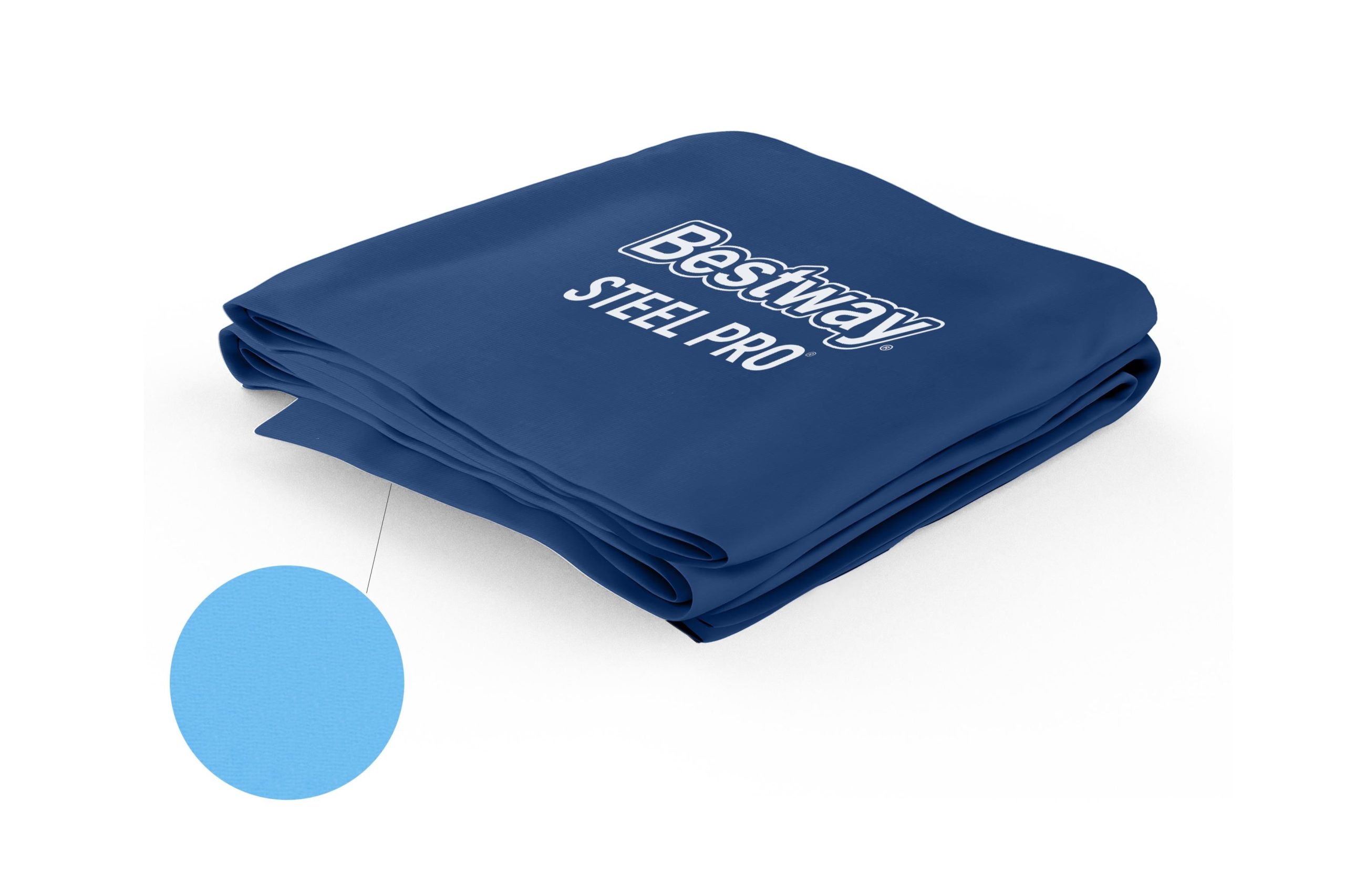 Steel Pro 8'6 x 67 x 24 Rectangular Above Ground Pool Liner Replacement. Dark Blue