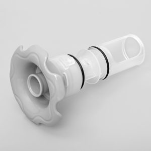 SaluSpa HydroJet and HydroJet Pro Hot Tub Spa Nozzle Replacement. White
