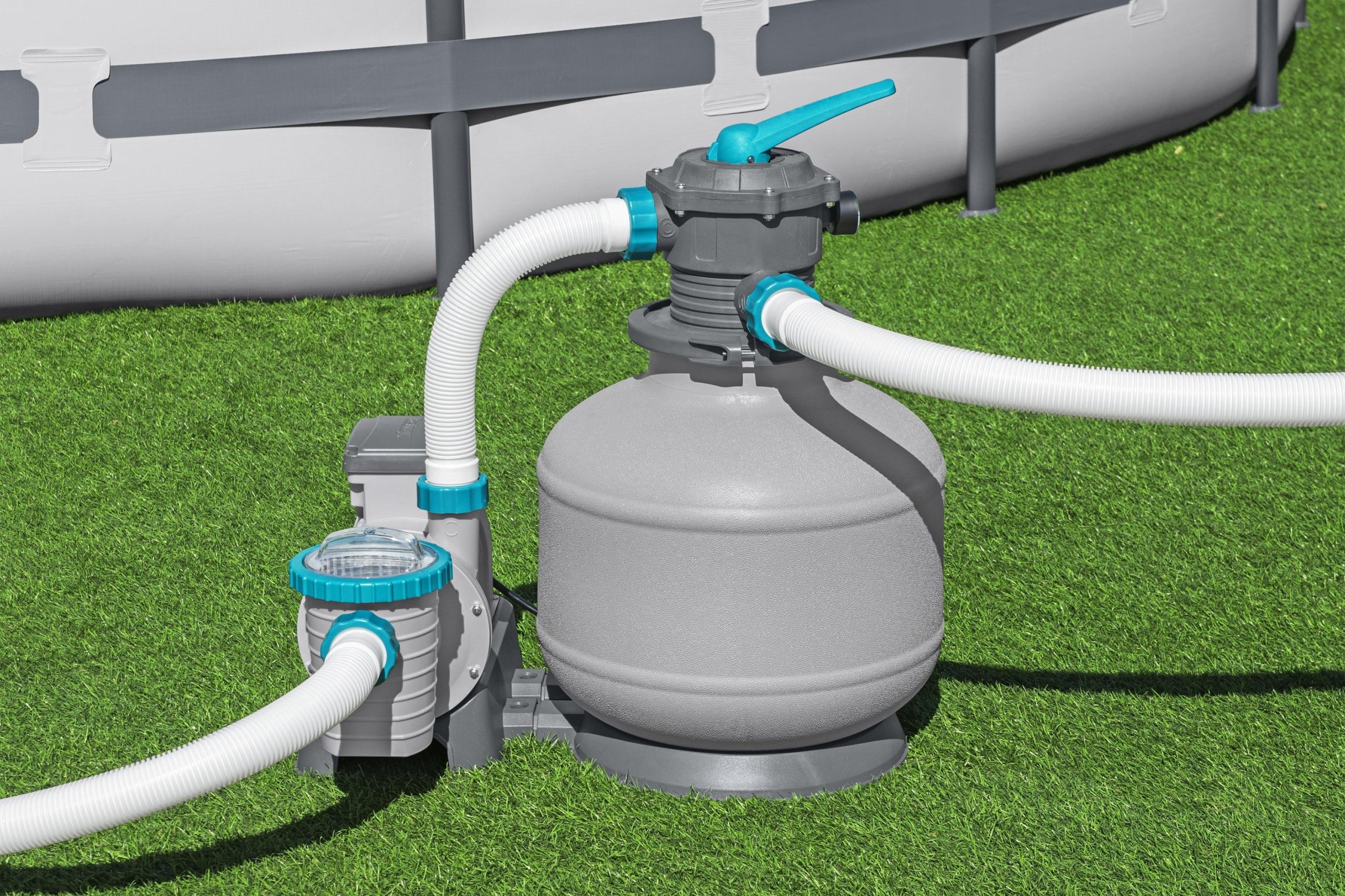 Bestway 3.000 gal. Above Ground Pool Sand Filter Pump - Image 2