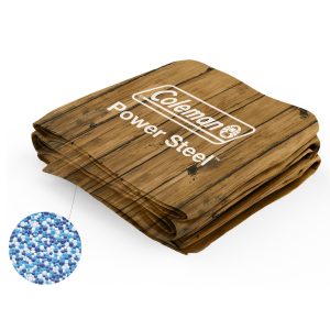 Coleman Power Steel 24' x 52 Round Above Ground Pool Liner Replacement. Wood Grain