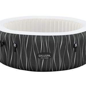 SaluSpa Hollywood AirJet Hot Tub Semi-Transparent Liner Replacement. Black Waves