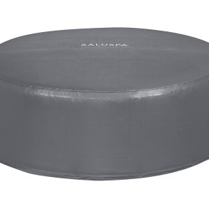SaluSpa and Coleman 71 x 26 Round EnergySense Inflatable Hot Tub Cover. Gray