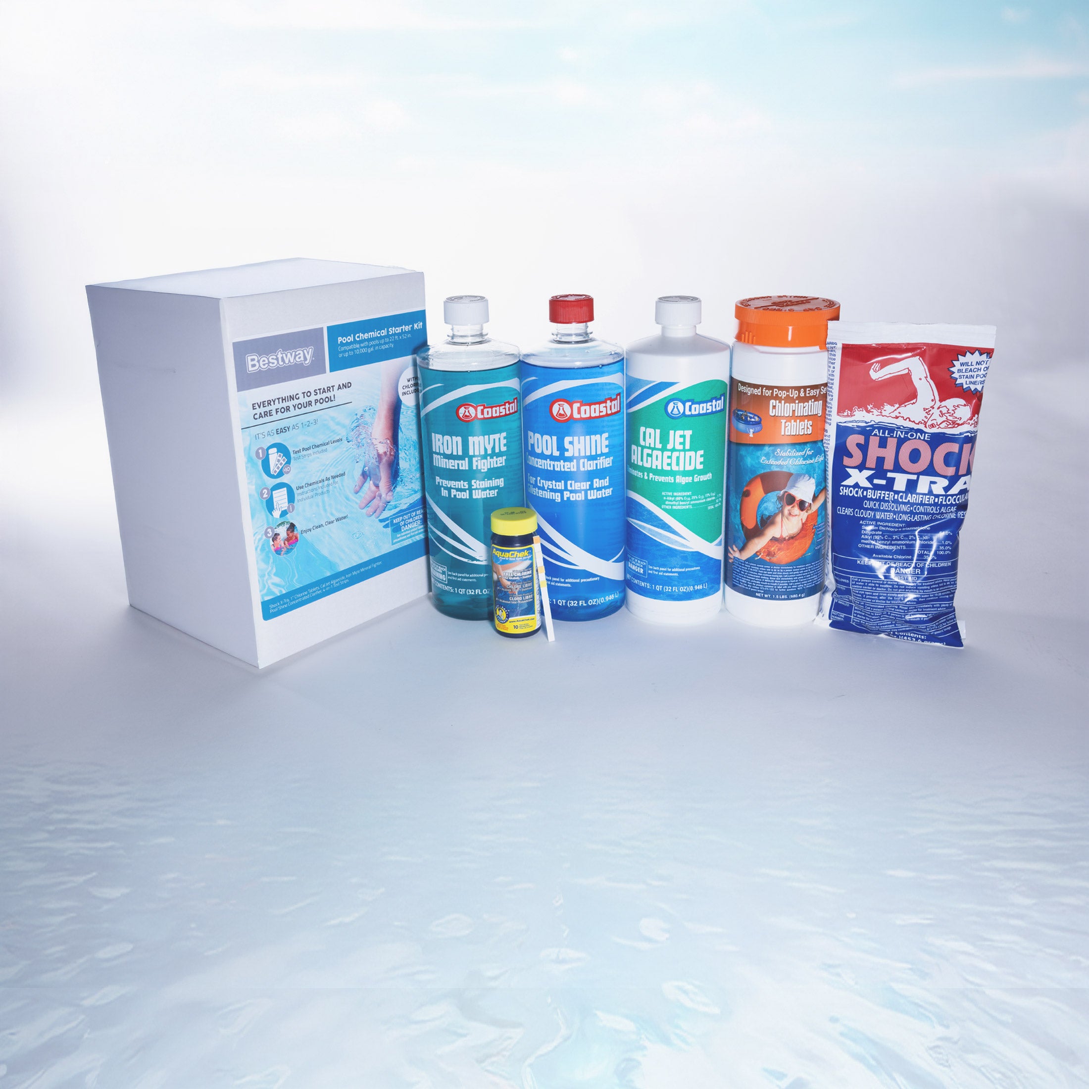 Bestway Pool Chemical Starter Kit with Chlorine - Image 2