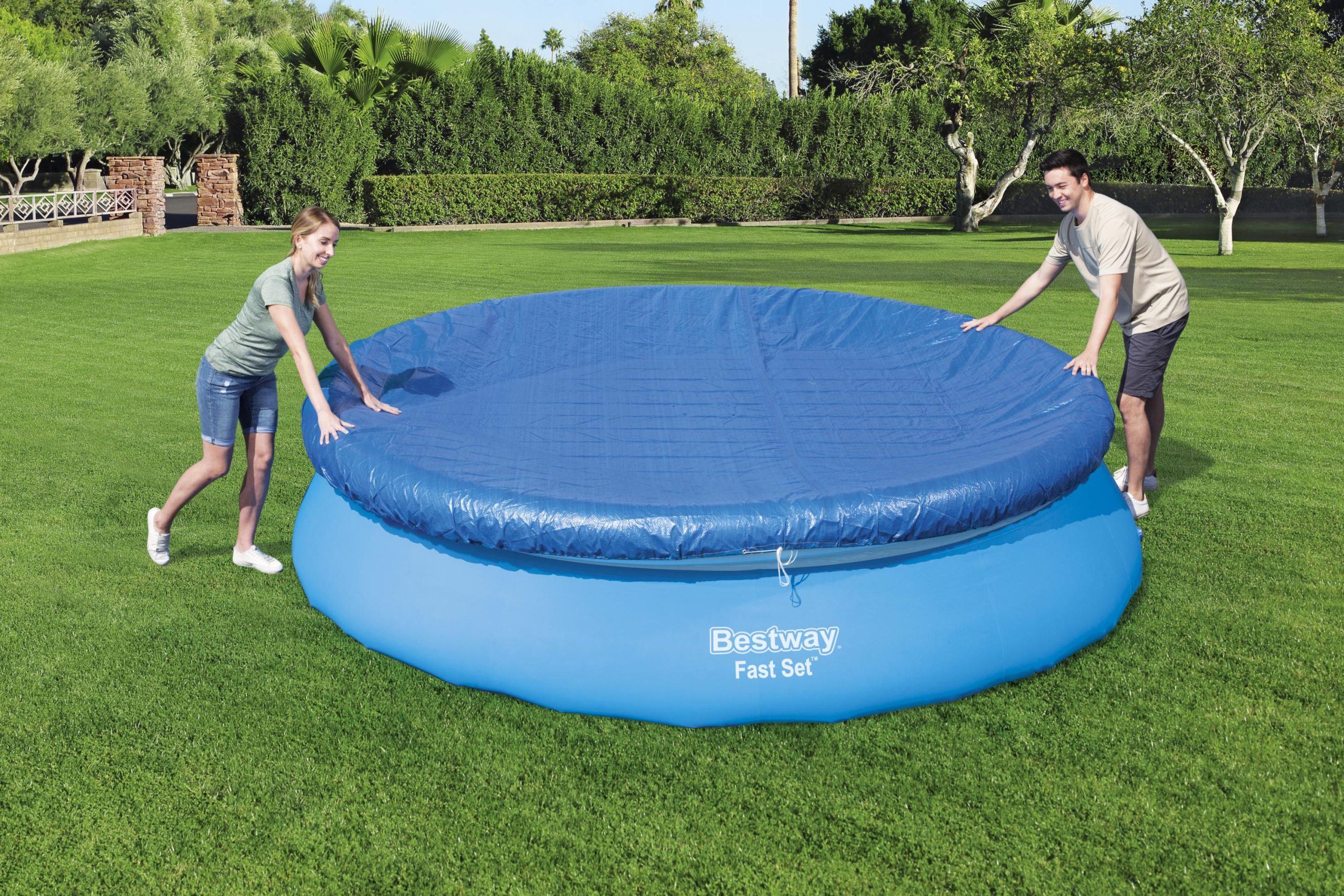 Flowclear™ 12' Fast Set Pool Cover - Image 4