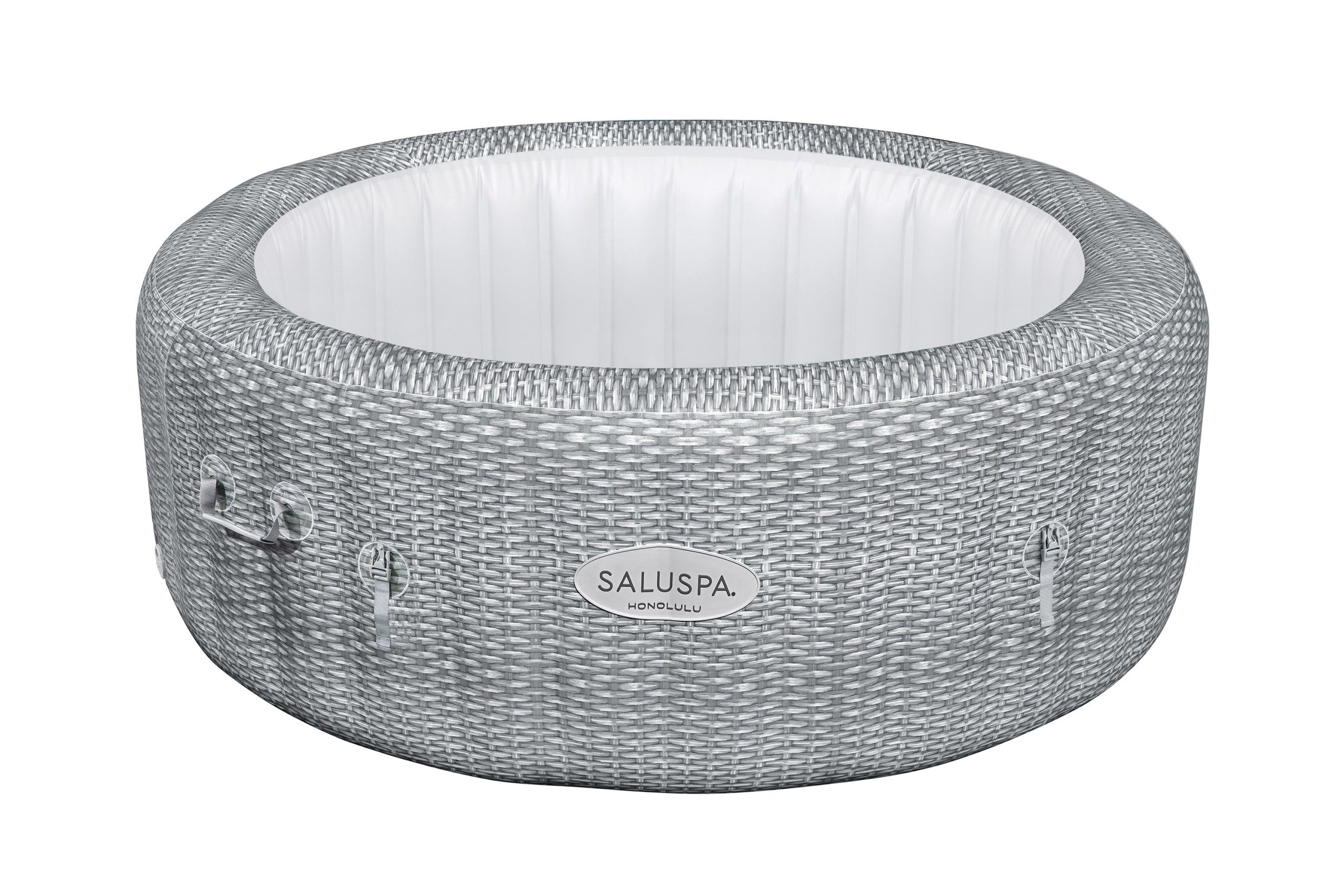 SaluSpa 77 x 28 Honolulu AirJet Hot Tub Liner Replacement. Gray Wicker