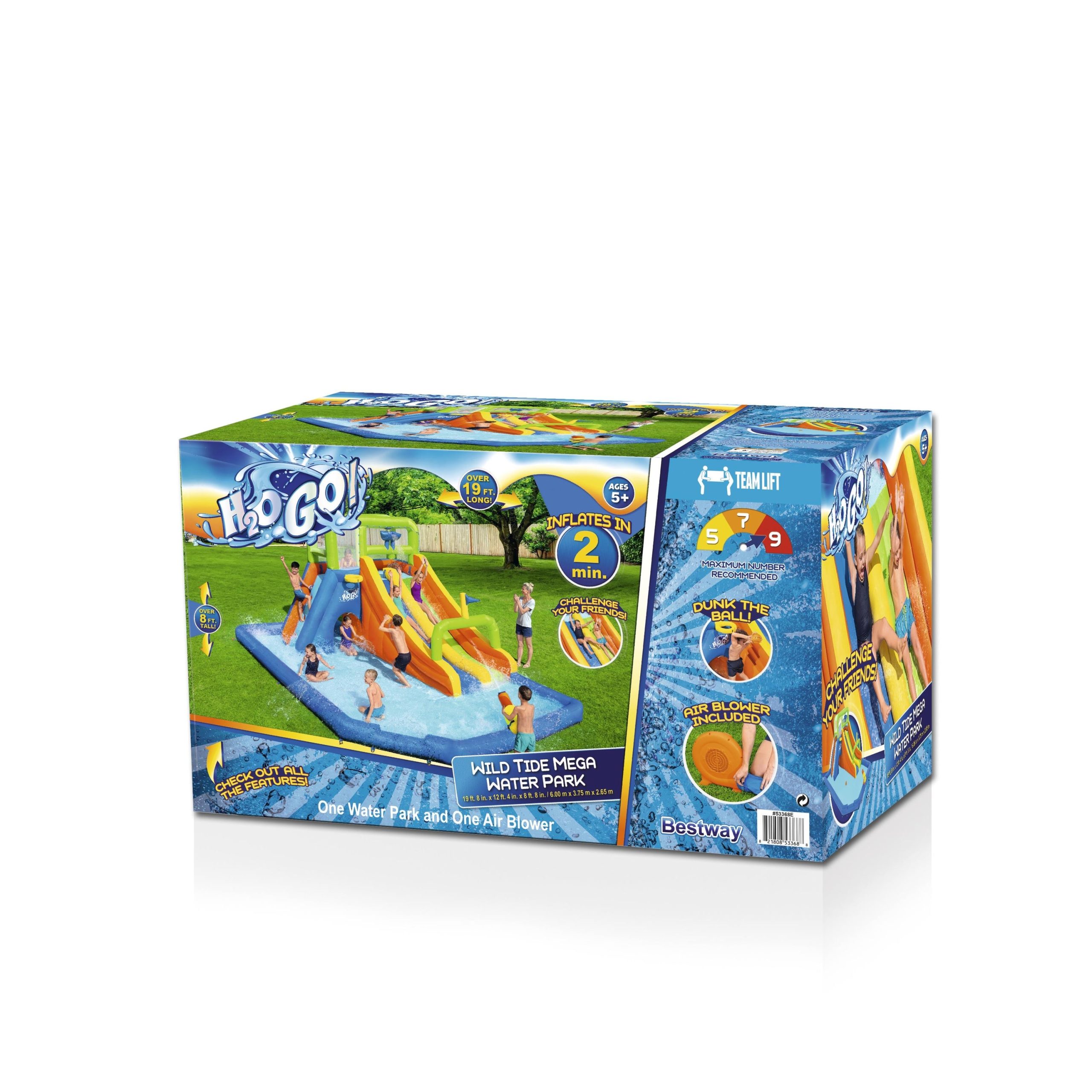 H2OGO! Wild Tide Kids Inflatable Water Park 19' 8 - Image 10