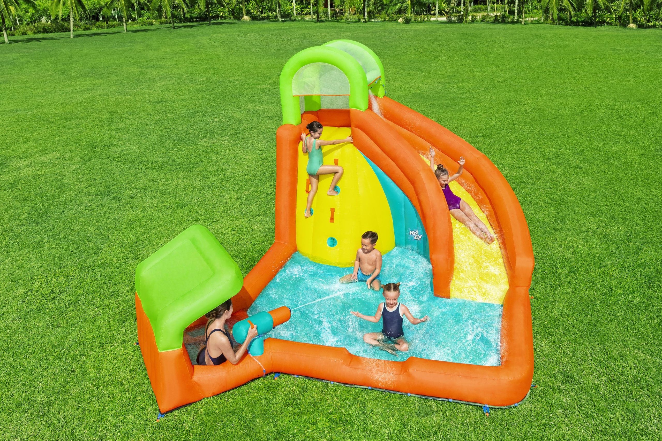 H2OGO! Canopy Cove 8'8 Kids Inflatable Mega Water Park - Image 2
